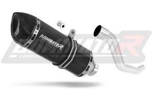 Suzuki XF 650 Freewind 1997 - 2003 Exhaust Silencer Muffler HP1 BLACK + dB killer