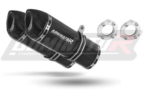 exhaust muffler DOMINATOR HP1 BLACK fits to Suzuki TL 1000 R 1997  2000