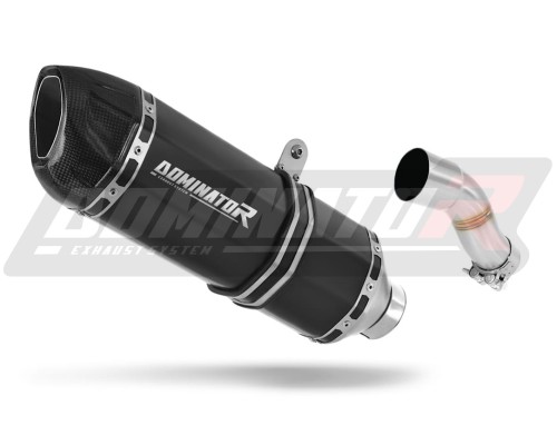 exhaust muffler DOMINATOR HP1 BLACK fits to Yamaha YBR 250