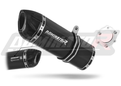 exhaust muffler DOMINATOR homologated road legal HP1 BLACK fits to Yamaha YZF 1000 R Thunderace 1996  2003