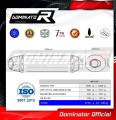 wydech tłumik DOMINATOR HP1 CZARNY pasujący do motocykla Yamaha YZF R1 1000 RN19 2007 - 2008 3