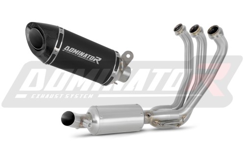 kompletny układ wydechowy z tłumikiem DOMINATOR Full System HP8 CZARNY pasujący do motocykla Yamaha XSR 900 / GP 2024