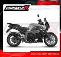 exhaust muffler DOMINATOR S6 BLACK fits to BMW K1300R 2007  2015 4