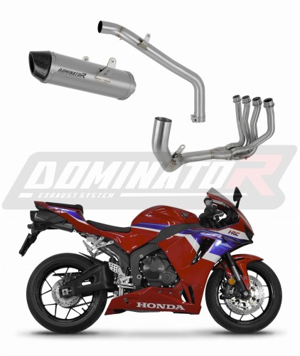 Honda CBR 600RR 2013 - 2025 Full  Exhaust System  Muffler Auspuff Sportauspuff Silencer Echappement Silencieux Scarico Scarichi Escape Collector Manifold Wydech Tłumik  HP2 DOMINATOR x