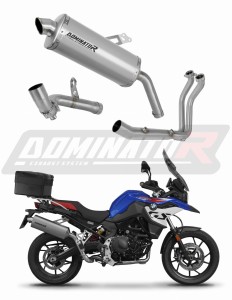 BMW F800GS 2024 Full Exhaust System Collector Silencer Titanium P7 + dB killer