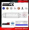 wydech tłumik DOMINATOR HP1 CZARNY pasujący do motocykla Aprilia ETV 1000 Caponord 2005 - 2007 4