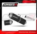 exhaust muffler DOMINATOR homologated road legal OVR BLACK fits to Yamaha FZS FAZER 1000 2001  2005 2
