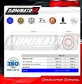 exhaust muffler DOMINATOR OVR BLACK fits to Yamaha TRX 850 1995  2000 2