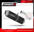 exhaust muffler DOMINATOR OVR BLACK fits to Yamaha XT 600 1990  2004 3