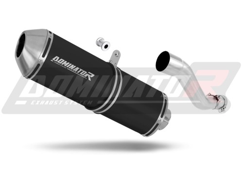 exhaust muffler DOMINATOR OVR BLACK fits to Yamaha XT 600 1987  1989