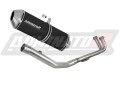 complete exhaust system with muffler DOMINATOR Full System OVR BLACK fits to Yamaha XP 530 TMAX 2012  2016
