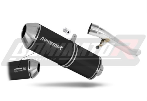 exhaust muffler DOMINATOR homologated road legal OVR BLACK fits to Suzuki GSX 1200 INAZUMA 1999  2000