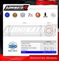 exhaust muffler DOMINATOR OVR BLACK fits to Suzuki GSXR 1000 K7 K8 2007  2008 2
