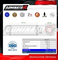 exhaust muffler DOMINATOR S6 fits to Suzuki GSF BANDIT 1200 2001  2005 4