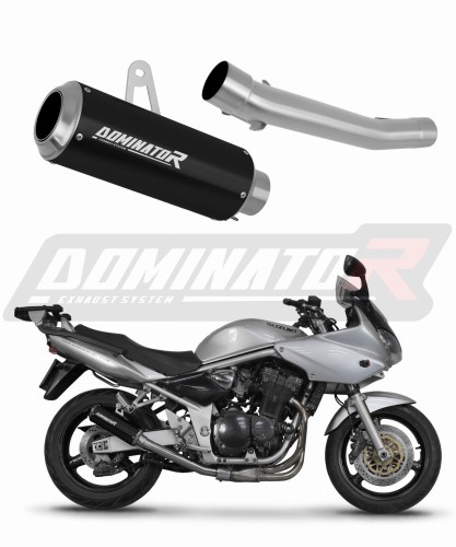 exhaust muffler DOMINATOR GP BLACK fits to Suzuki GSF BANDIT 1200 2001  2005
