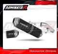 exhaust muffler DOMINATOR homologated road legal OVR BLACK fits to Suzuki GSF 650 BANDIT N / S 2007  2016 3