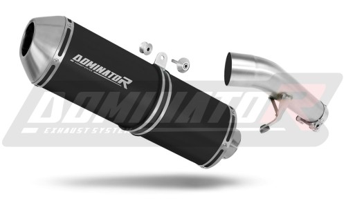 exhaust muffler DOMINATOR OVR BLACK fits to Suzuki GSF 650 BANDIT N / S 2007  2016 3