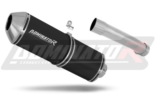 exhaust muffler DOMINATOR OVR BLACK fits to Suzuki DR 650 R / RU / S 1990  1995