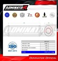 exhaust muffler DOMINATOR OVR BLACK fits to Suzuki DRZ 400 SM / S  2