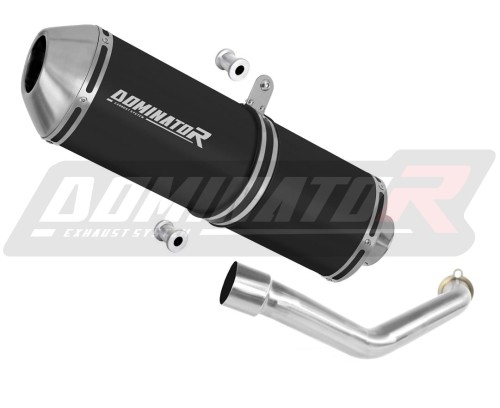 wydech tłumik DOMINATOR OVR CZARNY pasujący do motocykla Suzuki BURGMAN 400 1998 - 2002