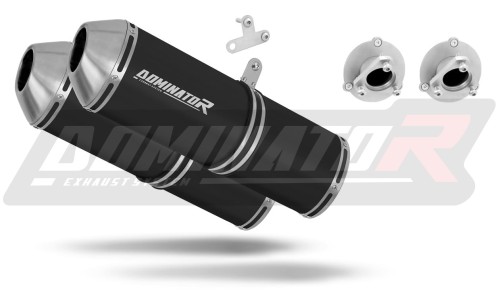 exhaust muffler DOMINATOR OVR BLACK fits to KTM 690 SM SUPERMOTO