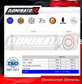 wydech tłumik DOMINATOR OVR CZARNY pasujący do motocykla Kawasaki Z1000 2003 - 2006 2