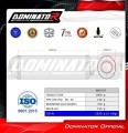 exhaust muffler DOMINATOR OVR BLACK fits to Honda VFR 750 1990  1992 2