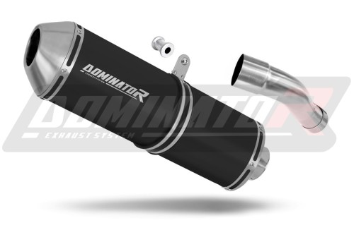 exhaust muffler DOMINATOR OVR BLACK fits to Honda CB 600F HORNET PC41 2007  2013
