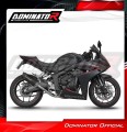 complete exhaust system with muffler DOMINATOR Full System HP6 BLACK fits to Honda CBR 650 R / EClutch 2024  2025 2