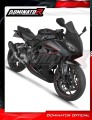 kompletny układ wydechowy z tłumikiem DOMINATOR Full System HP6 CZARNY pasujący do motocykla Honda CBR 650 R / E-Clutch 2024 - 2025 3