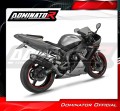 wydech tłumik DOMINATOR S6 CZARNY pasujący do motocykla Yamaha YZF R1 1000 RN09 2002 - 2003 4