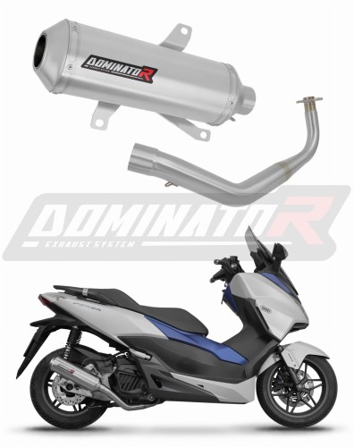 complete exhaust system with muffler DOMINATOR Full System OV G2 fits to Honda NSS 125 FORZA 2017  2020
