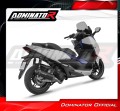 complete exhaust system with muffler DOMINATOR Full System HP8 BLACK fits to Honda NSS 125 FORZA 2017  2020 4