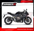 complete exhaust system with muffler DOMINATOR Full System HP6 BLACK fits to Honda CB 650 R 2019  2023 4
