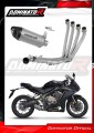 complete exhaust system with muffler DOMINATOR Full System titanium HP8 fits to Honda CB 650 R 2019  2023 2
