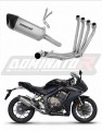 kompletny układ wydechowy z tłumikiem DOMINATOR Full System Tytanowy HP6 pasujący do motocykla Honda CBR 650 R 2019 - 2023