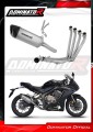 kompletny układ wydechowy z tłumikiem DOMINATOR Full System Tytanowy HP6 pasujący do motocykla Honda CBR 650 R 2019 - 2023 2