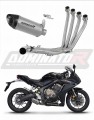 complete exhaust system with muffler DOMINATOR Full System titanium HP8 fits to Honda CBR 650 R 2019  2023