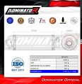 exhaust muffler DOMINATOR ROUND fits to Loncin XWOLF 550  6