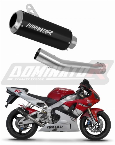 exhaust muffler DOMINATOR GP BLACK fits to Yamaha YZF R1 1000 RN01 1998  1999