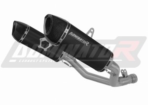 Suzuki GSXR 1000 K9 L0 L1 2009 - 2011  Exhaust Silencer Muffler HP6 BLACK + dB killer