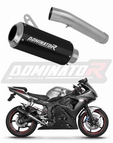 wydech tłumik DOMINATOR GP CZARNY pasujący do motocykla Yamaha YZF R6 2003 - 2005