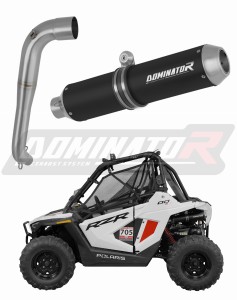 Polaris RZR 200 2022 - 2025 Exhaust Silencer Muffler MX BLACK + dB killer