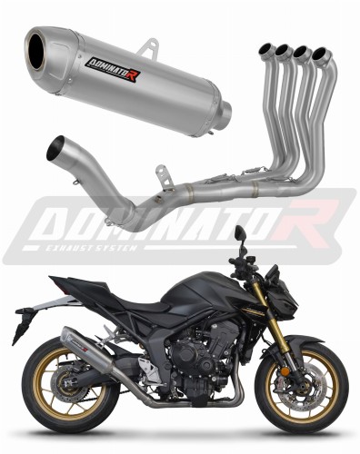 complete exhaust system with muffler DOMINATOR Full System S6 fits to Honda CB 1000 Hornet / SP 2025