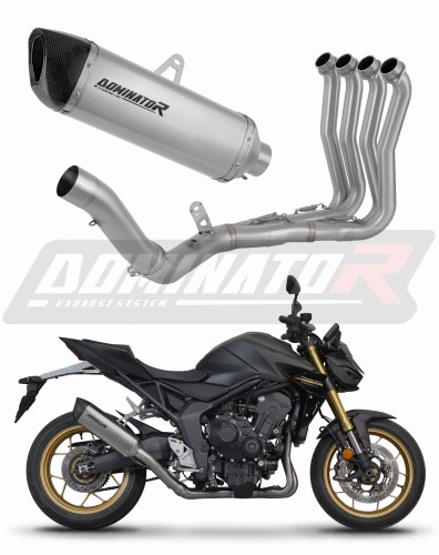 complete exhaust system with muffler DOMINATOR Full System titanium HP6 fits to Honda CB 1000 Hornet / SP 2025