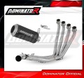 complete exhaust system with muffler DOMINATOR Full System GP BLACK fits to Honda CBR 650 F 2014  2018 8