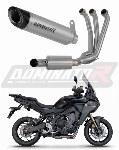 kompletny układ wydechowy z tłumikiem DOMINATOR Full System Tytanowy HP8 EX pasujący do motocykla Yamaha Tracer 9 / GT 2025 - 2026
