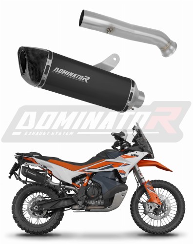 exhaust muffler DOMINATOR HP6 BLACK fits to KTM 790 Adventure / R 2019  2025
