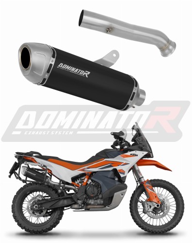 exhaust muffler DOMINATOR S6 BLACK fits to KTM 890 Adventure / R 2021  2025
