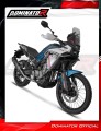 complete exhaust system with muffler DOMINATOR Full System HP6 BLACK fits to CF MOTO 450 MT 2024  2026 3